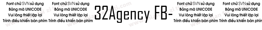 宋画32Agency FB字体转换